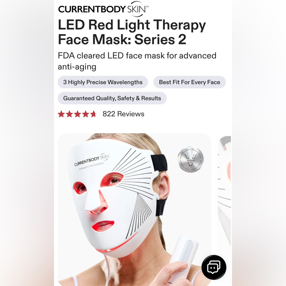 CurrentBody Series 2 LED Face Mask